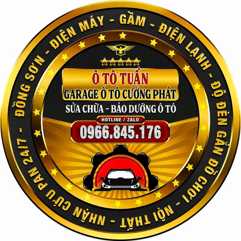 Logo Garage Ô Tô Cường Phát (ô tô Tuấn)